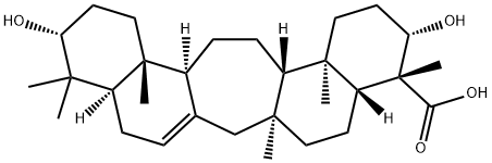 垂石松酸 A, 53755-77-4, 结构式