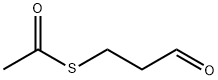 Ethanethioic acid, S-(3-oxopropyl) ester Struktur