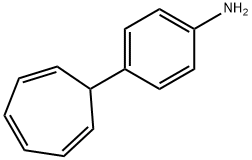 Benzenamine, 4-(2,4,6-cycloheptatrien-1-yl)- Structure