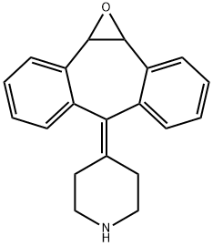 desmethylcyproheptadine 10,11-epoxide Struktur