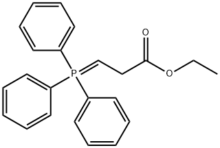 Propanoic acid, 3-(triphenylphosphoranylidene)-, ethyl ester Structure