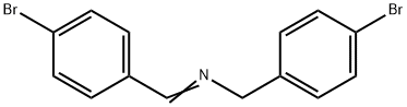 4-溴-N-[(4-溴苯基)亚甲基]苯甲胺,54560-80-4,结构式