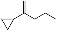 Cyclopropane, (1-methylenebutyl)- Structure
