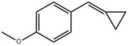 Benzene, 1-(cyclopropylidenemethyl)-4-methoxy- Structure