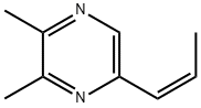 Pyrazine, 2,3-dimethyl-5-(1Z)-1-propen-1-yl- Structure