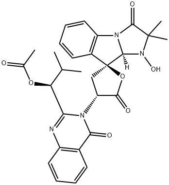 トリプトキバリンA 化学構造式