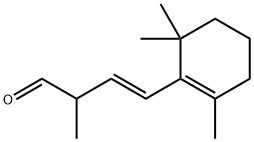 3-Butenal, 2-methyl-4-(2,6,6-trimethyl-1-cyclohexen-1-yl)-, (3E)- Structure