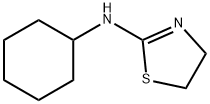 2-Thiazolamine, N-cyclohexyl-4,5-dihydro- Structure