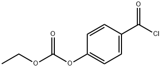 4-(Carbonochloridoyl)phenyl Ethyl Carbonate 化学構造式