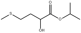 Butanoic acid, 2-hydroxy-4-(methylthio)-, 1-methylethyl ester Struktur