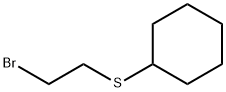 (2-溴乙基)硫烷基]环己烷,5755-61-3,结构式