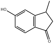 5-羟基-3-甲基-2,3-二氢-1H-茚-1-酮 结构式