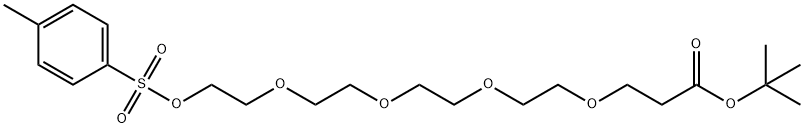 对甲苯磺酸酯丙酸叔丁酯四乙二醇 结构式