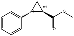 (1R,2R)-2-苯基环丙烷甲酸甲酯 结构式