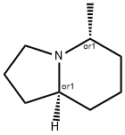 Indolizine, octahydro-5-methyl-, (5R,8aS)-rel- (9CI) Struktur