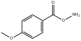 Benzoic acid, 4-methoxy-, azanyl ester 结构式