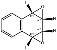 (1aS,1bR,2aS,6bR)-1a,1b,2a,6b-Tetrahydronaphtho[1,2-b:3,4-b']bisoxirene Struktur