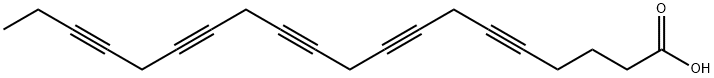 5,8,11,14,17-Eicosapentaynoic acid 结构式