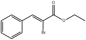 (Z)-乙基 2-溴-3-苯基丙烯酸酯,59106-33-1,结构式