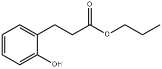 Benzenepropanoic acid, 2-hydroxy-, propyl ester Struktur