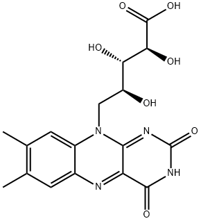 vitamin B2 acid Struktur