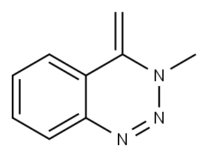 1,2,3-Benzotriazine, 3,4-dihydro-3-methyl-4-methylene- Structure