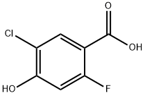 5-chloro-2-fluoro-4-hydroxybenzoic acid,593280-19-4,结构式
