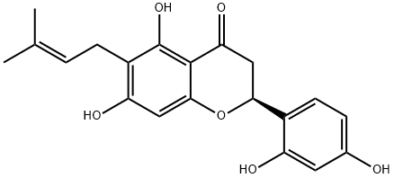 クドラフラバノンB 化学構造式