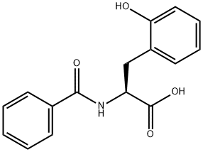 N-BZ-DL-2-羟基苯丙氨酸 结构式