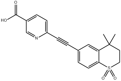 Tazarotenic Acid Sulfone, 603952-63-2, 结构式