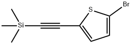 Thiophene, 2-bromo-5-[2-(trimethylsilyl)ethynyl]- 结构式
