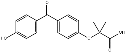 Hydroxyfenofibric acid Structure