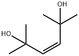3-Hexene-2,5-diol, 2,5-dimethyl-, (3Z)- Structure