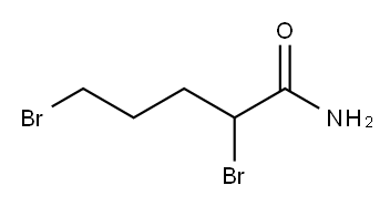 Pentanamide, 2,5-dibromo- Structure