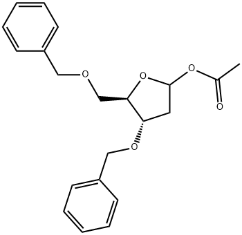 D-erythro-Pentofuranose, 2-deoxy-3,5-bis-O-(phenylmethyl)-, 1-acetate
