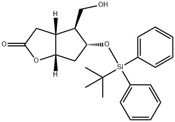 (3aR,4S,5R,6aS)-5-((tert-butyldiphenylsilyl)oxy)-4-(hydroxymethyl)hexahydro-2H-cyclopenta[b]furan-2-one(WXC03238) Structure