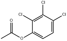 2,3,4-三氯苯酚乙酸酯, 61925-89-1, 结构式