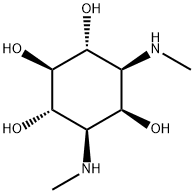 1,3-ジデオキシ-1,3-ビス(メチルアミノ)-myo-イノシトール 化学構造式