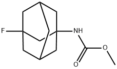 Carbamic acid, (3-fluorotricyclo[3.3.1.13,7]dec-1-yl)-, methyl ester (9CI) 化学構造式