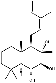 62868-75-1 (1S,8aα)-Decahydro-3,4aβ,8,8-tetramethyl-4β-[(Z)-3-methyl-2,4-pentadienyl]-1α,2β,3α-naphthalenetriol