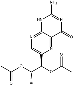 1',2'-O-diacetyl-L-biopterin Struktur