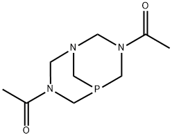 3,7-ジアセチル-1-ホスファ-3,5,7-トリアザビシクロ[3.3.1]ノナン 化学構造式