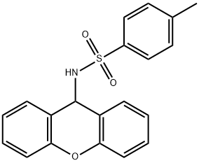 N-トシル-9H-キサンテン-9-アミン 化学構造式