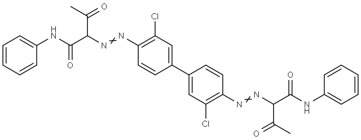 Pigment Yellow 13 Struktur