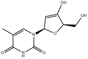 Thymidine, 2',3'-didehydro- (9CI) Struktur