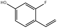 3-氟-4-乙烯基苯酚 结构式