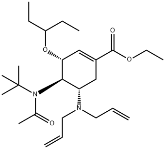 奥司他韦杂质,651324-07-1,结构式
