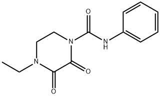 4-乙基-2,3-二氧代-N-苯基哌嗪-1-甲酰胺 Struktur
