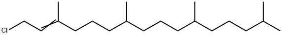 2-Hexadecene, 1-chloro-3,7,11,15-tetramethyl- Struktur