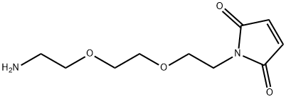 Mal-PEG2-amine Structure